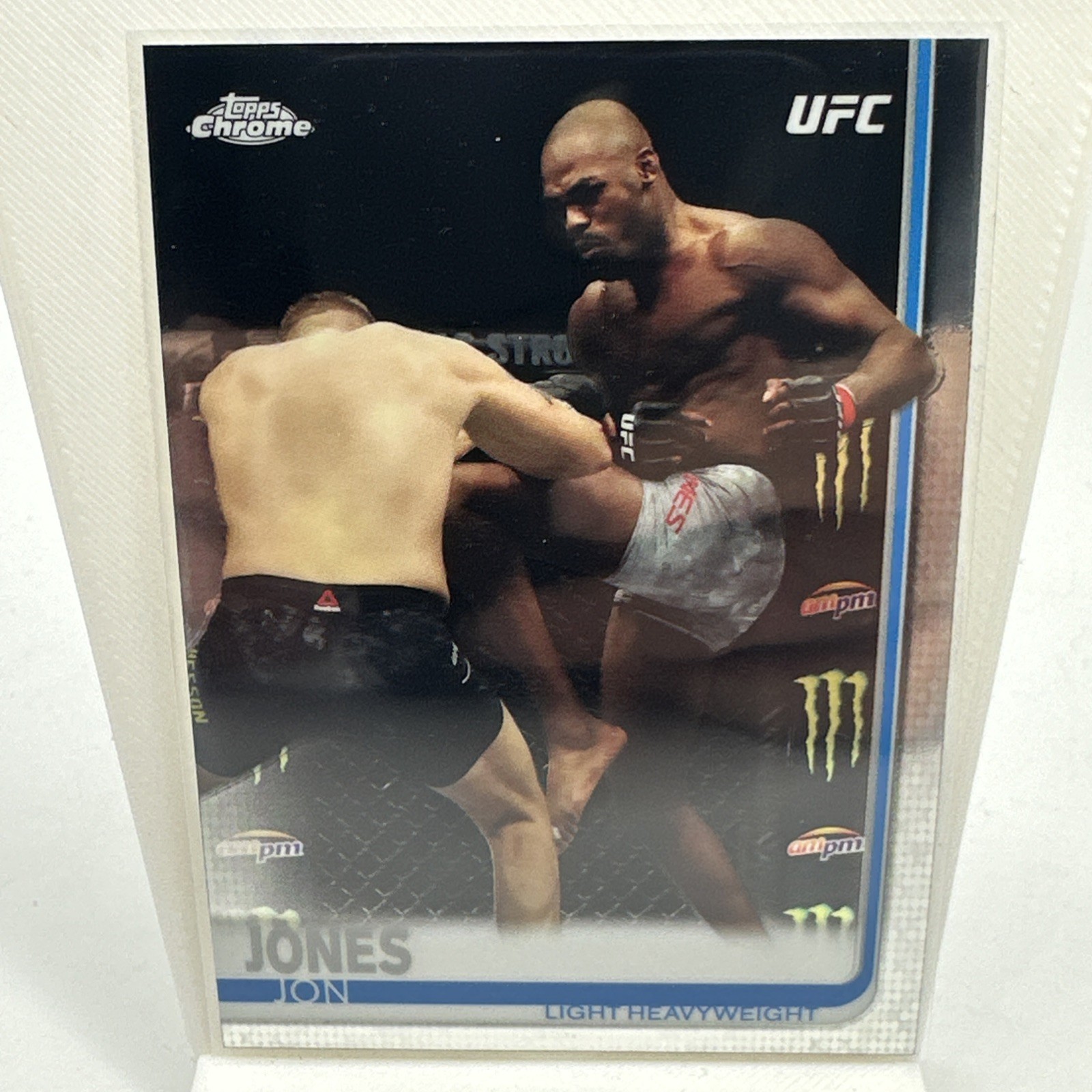 Jon Jones 2019 Topps Chrome Refractor #1 UFC Ultimate Fighting Sports Card