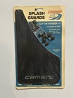 RARE Vintage CAMARO OEM 12.625” Splash Guards Mud Flaps Black/Silver Pair Chevy