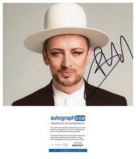 Boy George AUTOGRAPH ‘Culture Club’ Singer Signed 10x8 ” Photo ACOA