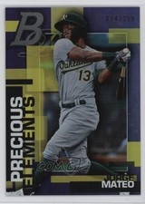 2020 Bowman Platinum Wal-Mart Precious Elements Purple 14/250 Jorge Mateo #PE-20