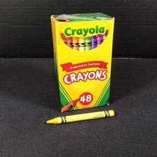 Crayola Crayons 48 Count Pack Box 2013 Nontoxic Retired 52-0048 Discontinued