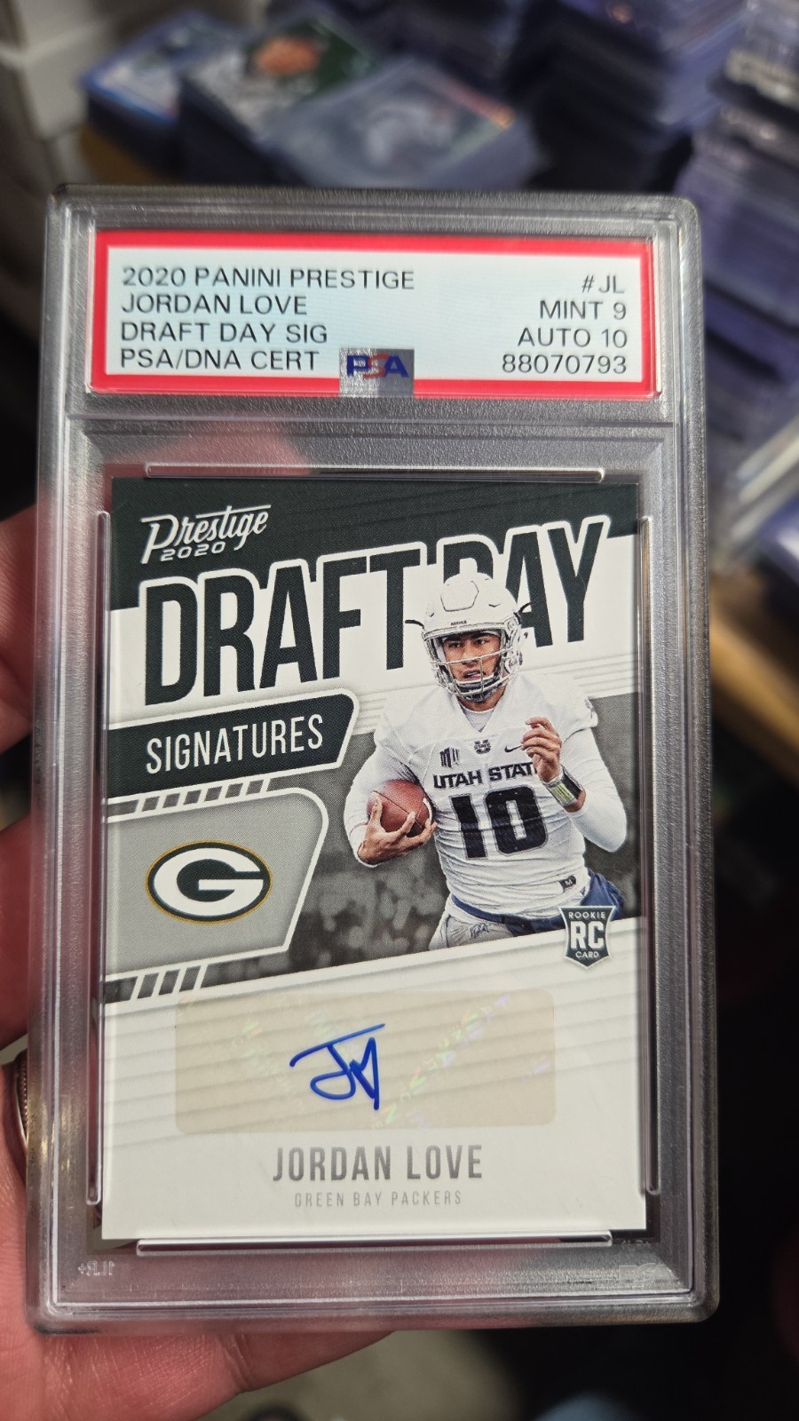 Jordan Love Panini Prestige Draft Day Signatures #JL Base