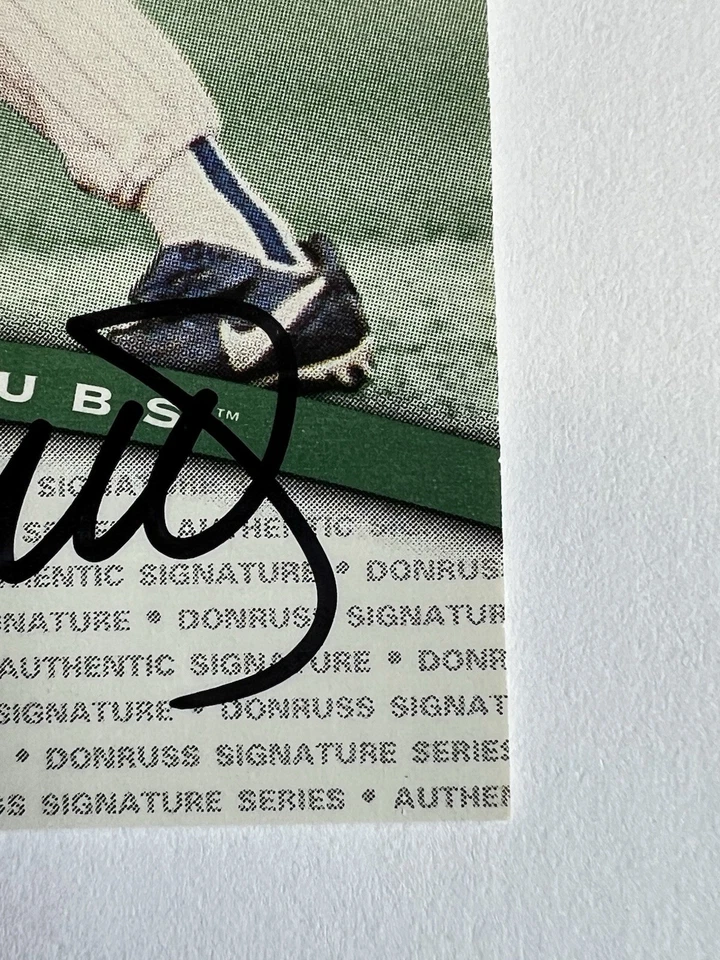 Donruss Signature Series Millennium Marks Ryne Sandberg 1997 patio automático/611 Foto 4 de 4