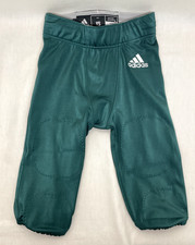 ADIDAS Youth Boy's Press Coverage 2.0 PY Football Dark Green/White Pants, NWT
