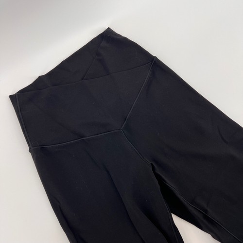 Aerie Offline Real Me Crossover Flare Leggings Black High Rise Yoga Pants Small