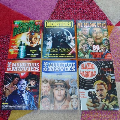Horror Sci-fi Magazines Job Lot New Excellent Condition 8 Issues Hammer British 