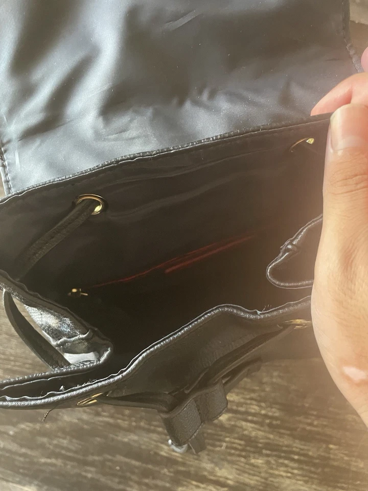 Black & Gold Tommy Hilfiger Backpack - Image 2 of 4