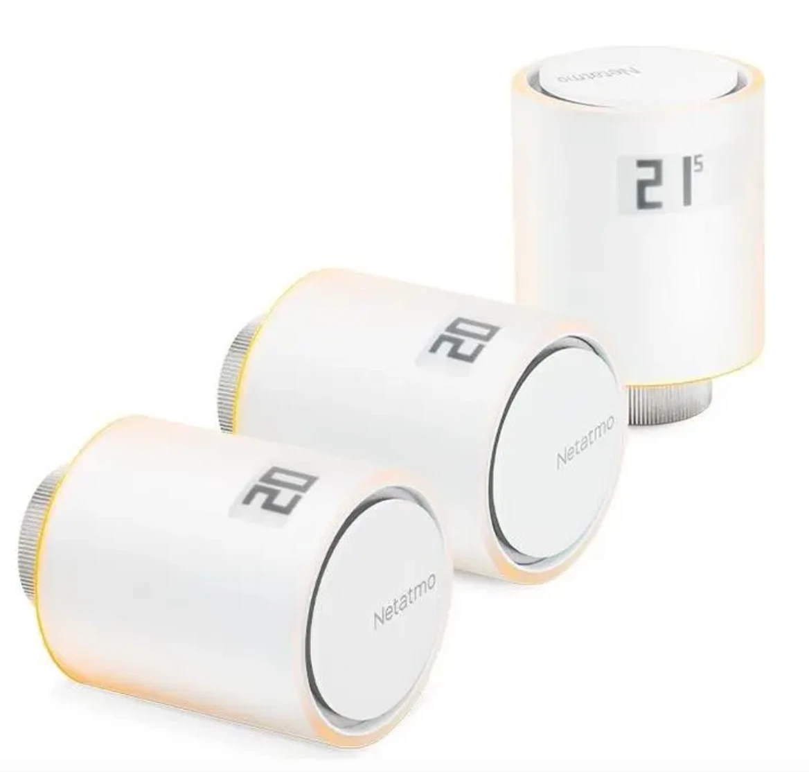 Image of Netatmo Pack 3 Valvole Termostatiche WiFi,Controllo Remoto, Risparmio Energetico