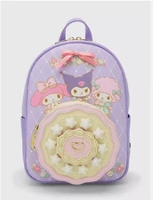 Her Universe Sanrio My Melody Kuromi My Sweet Piano Tea Party Cake Mini Backpack