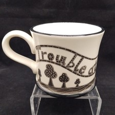 Moorland Pottery Yorkie Ware Mug 'Trouble at Mill', Black, New-Seconds