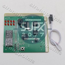 4-Digit Card PC Analyzer Diagnostic Motherboard POST Tester Computer PC PCI ISA