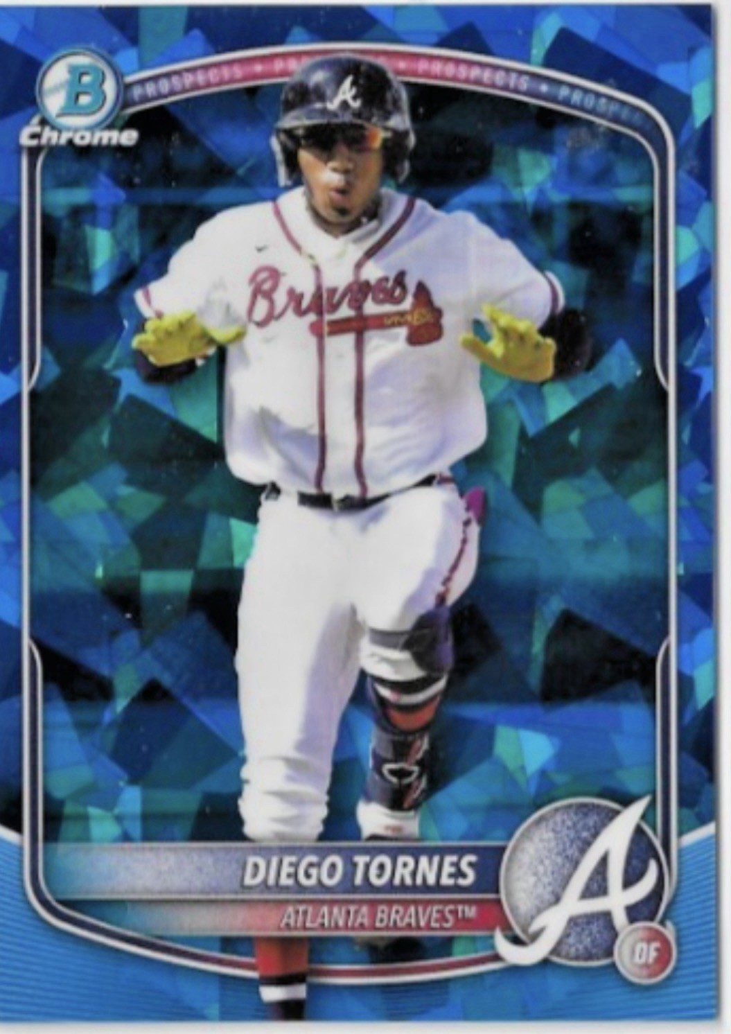 2025 Bowman Chrome Sapphire Diego Tornes Image Variation SSP - Braves