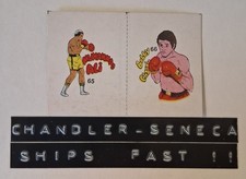 JB0050 MUHAMMAD ALI & BOBBY CHACON Rare 1986 Reyauca Venezuelan Boxing Card