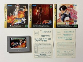 Sega Saturn The King of Fighters Best Collection, used, box & manual included