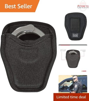 Belt Keepers Nylon Utility Pocket Black Fits 2-2.25 Inch Belts for Handcuffs