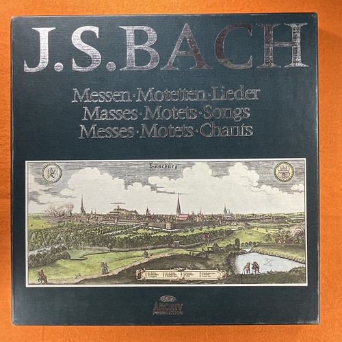 Bach Edition Vol.2 Masses Motets Songs RICHTER SCHNEIDT ARCHIV 8LP Boxset