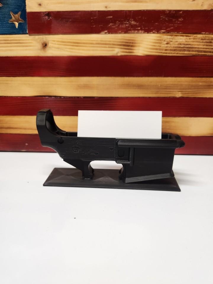 AR15 LOWER INSPIRED BUISNESS CARD HOLDER DISPLAY PEW PEW | eBay