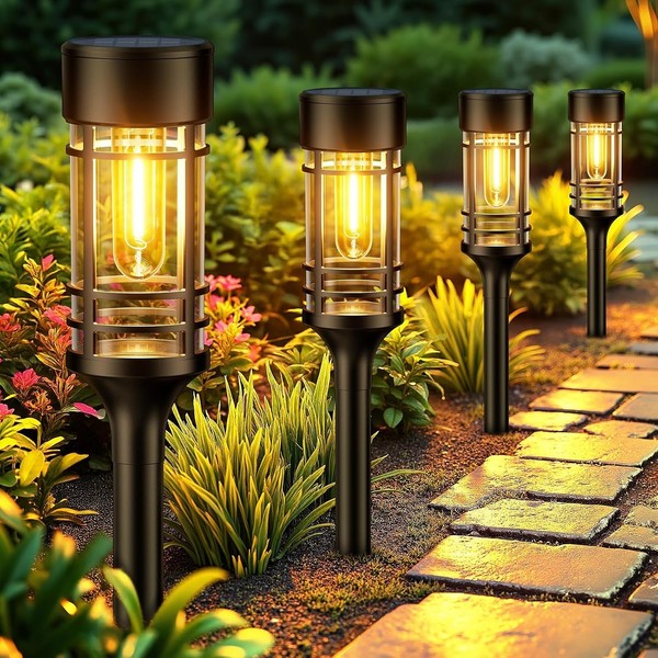 Solarlampen FüR AußEn 6 StüCk Upgraded Hell Gartenleuchten AußEnbeleuchtung-image