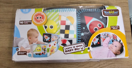 First Baby Book Yookidoo Attach to Crib/Stroller Lights & Classical Music READ