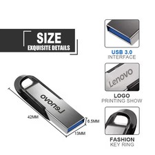 USB Type-A Flash Drive Metal Memory Stick High Speed USB Drive 128GB 256GB 512GB