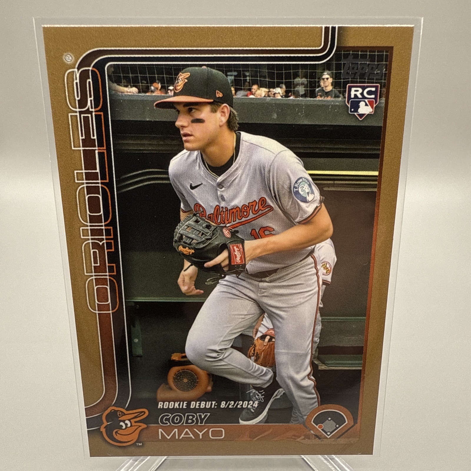 2025 Topps Update Coby Mayo RC Gold /2025 Rookie Debut #US282 - Orioles