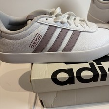 Adidas VL Court 3.0 Women s Size 7 Shoes Court 3 ID8794 adidas White Purple