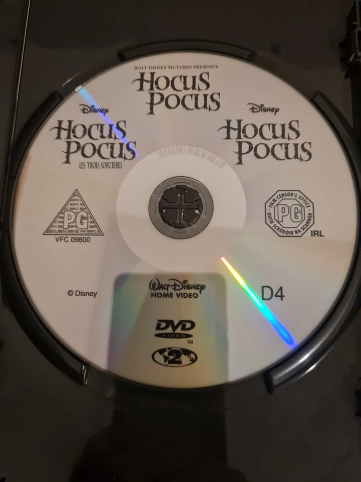 Hocus Pocus (DVD, 1993) Bette Midler,  Witches Halloween Classic [Region 2] [UK] - Image 2 of 4
