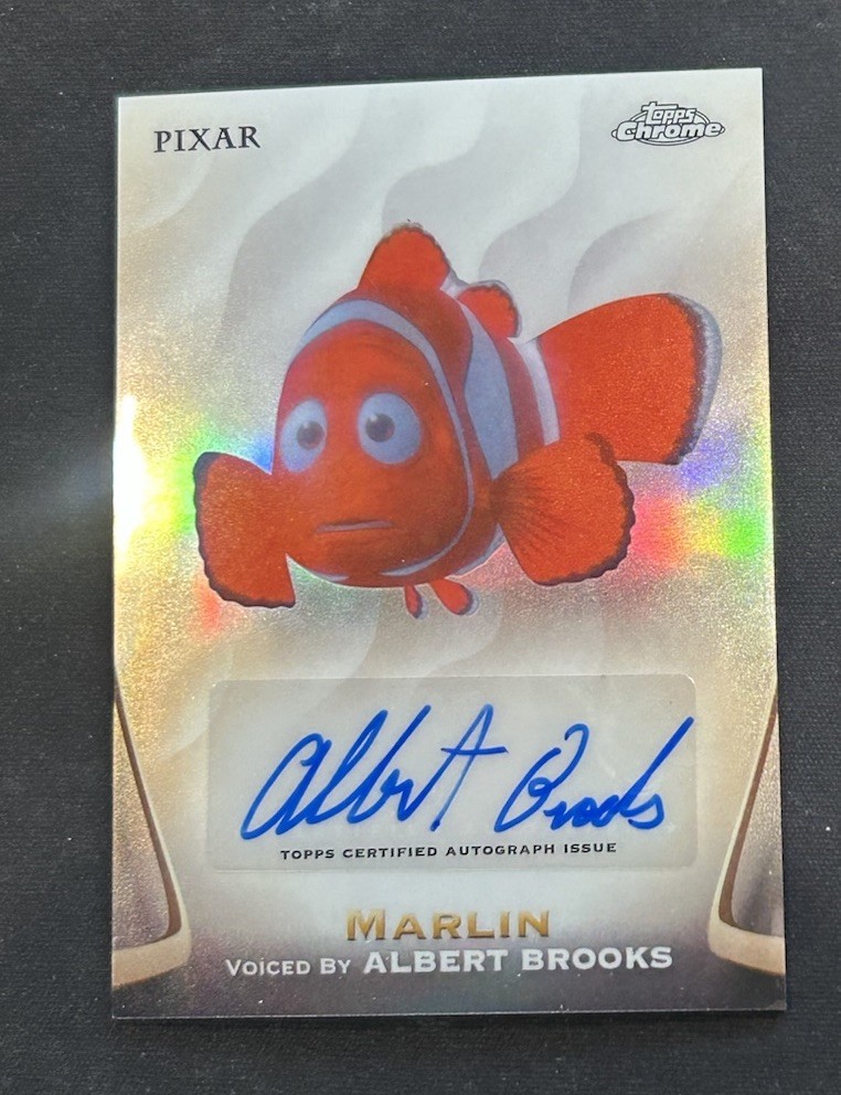 Albert Brooks 2025 Topps Chrome Disney #AA-AB Authentic Autographs