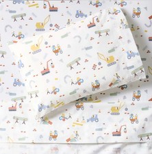 Crate kids; Stay Cool Trucks 100 Organic Cotton Toddler Sheet Set