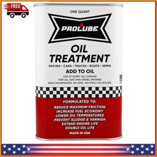 Prolube Engin Oil Treatment 1qt Engine Oil Additive For Gas Diesel Engines