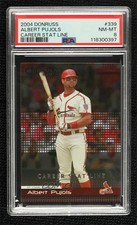 2004 Donruss Stat Line Career 170/334 Albert Pujols #339 PSA 8 0os7