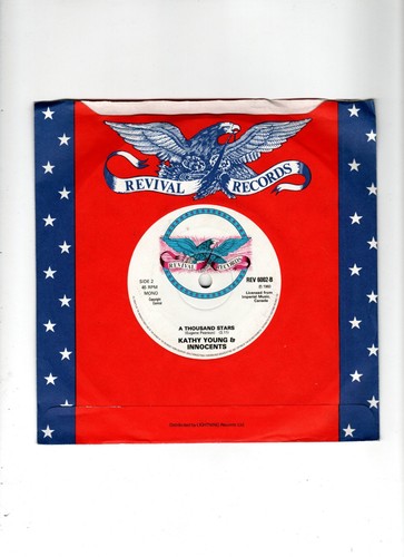 ROSIE & ORIGINALS - ANGEL BABY / KATHY YOUNG - A THOUSAND STARS. RE-ISS 7". EX - Picture 2 of 3