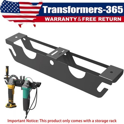 Angle Grinder Holder Wall Mount with 2 Bay Angle Grinder Storage Rack