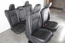 2017-2018 Ford Escape Front Rear Seat Set Black Leather Oem
