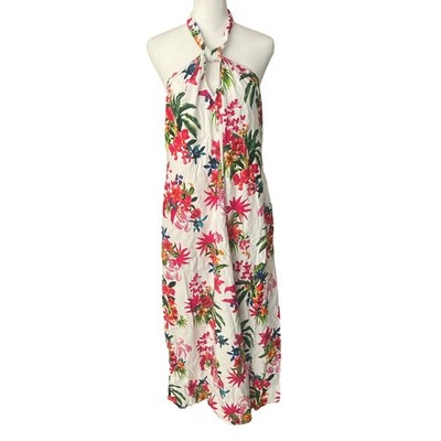 INTERNATIONAL CONCEPTS Floral Petite Marla Bouquet Floral Halter Maxi Dress PL 