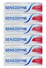 Sensodyne Original Toothpaste Sensitivity Protection Healthy Gums 6 X 100ml 89.00 per litre