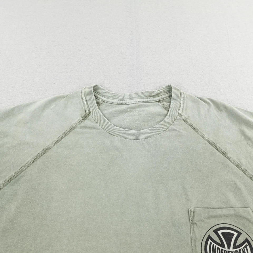 Vintage Independent Truck Co Shirt Mens Large Green Skateboarding Skater Y2K - Image 2 of 4