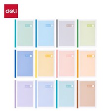  3Pc Deli WA540-1 Lexor Wireless Binding Book   9mm Spacing Color Random