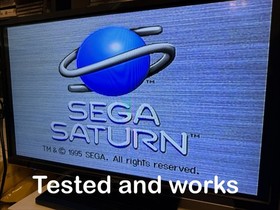 Sega Saturn Complete MK-80000 Console With Cables & 3D Controller &ldquo;TESTED WORKS&rdquo;