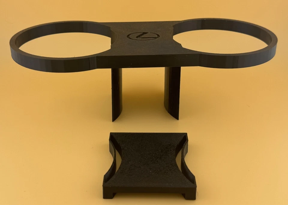 Portavasos de repuesto negro Lexus ES300 ES330 2002-2006 Foto 2 de 4