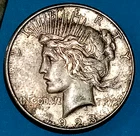 New ListingToned 1923-S $1 Peace Silver Dollar BIN @ MELT PX*