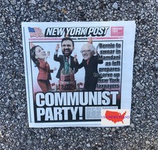 NEW YORK POST - TUESDAY DECEMBER 23, 2025 (COMMUNIST PARTY - NYC COMRADES)