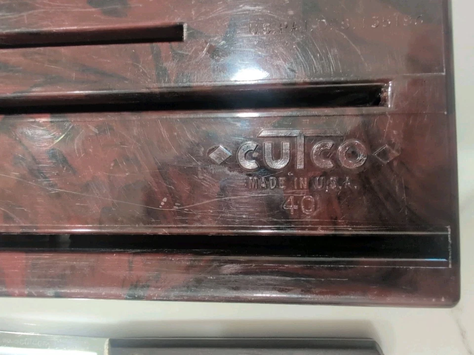 Cuchillos CUTCO VINTAGE 2 juegos completos, 9 artículos soportes de plástico #40, 41 Foto 4 de 4