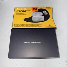 Audien Atom Pro 2 Rechargeable OTC Hearing Aids