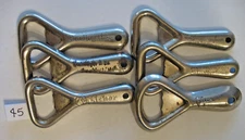 6 VINTAGE BEER BOTTLE OPENERS - VARIOUS BREWERIES