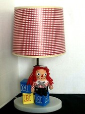 Night Light Lamp Raggedy Andy Works Vintage Excellent