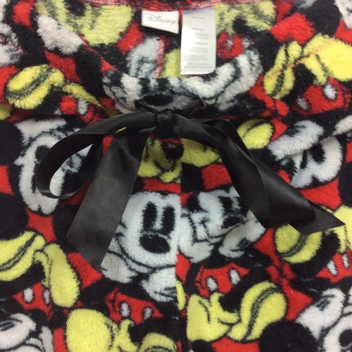 Disney Mickey Mouse Fleece Sleepwear Lounge Pajama Set Top Sz M Bottoms Sz L - Picture 8 of 11