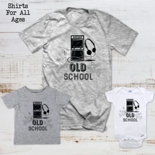 Old School Arcade - Video Game Shirt All Ages Men Baby Toddler Kids