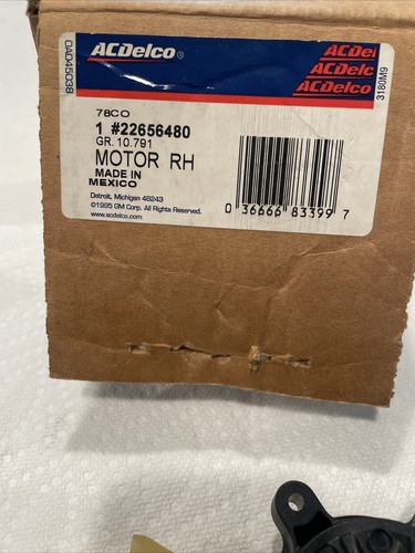 New GM 22656480 Rear RH Power Window Motor 1997-05 Malibu 97-98 Achieva Cutlass - Picture 5 of 5