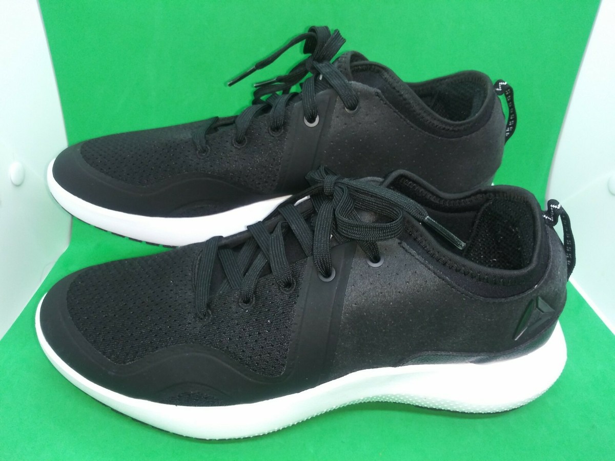 Reebok Cloud Ride BS7832 Moving Air Walking Shoes Black/White Women's Shoe  Sz 10